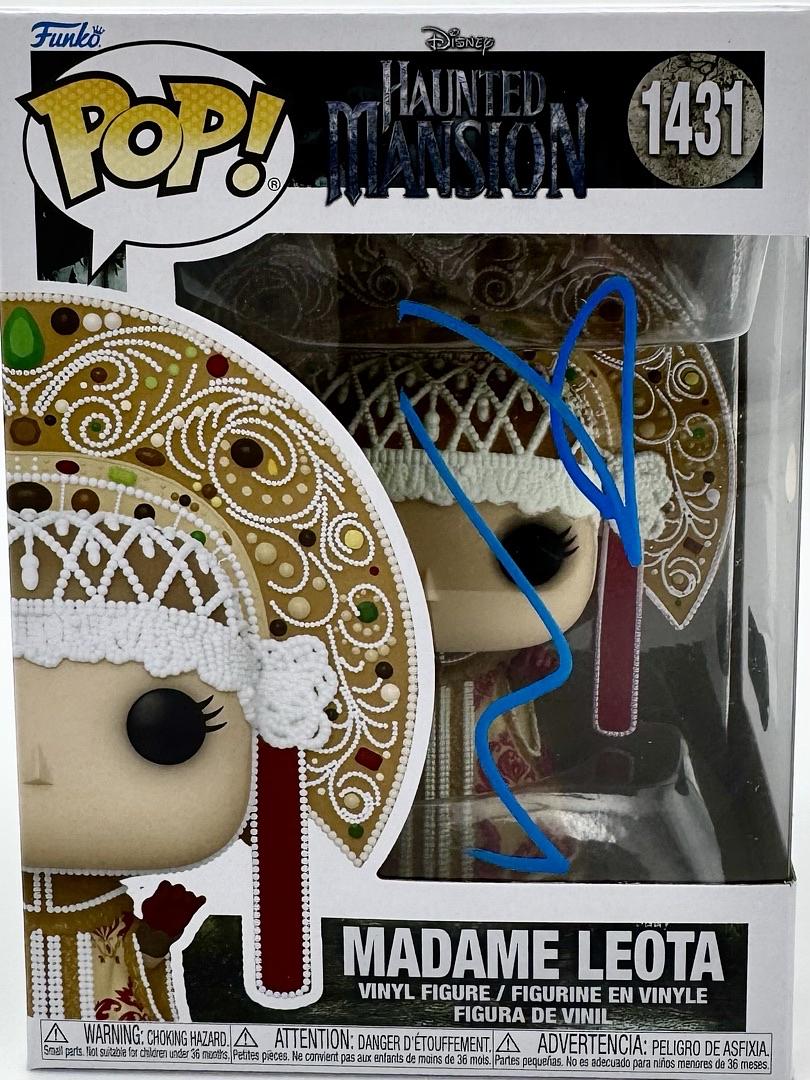 Jamie Lee Curtis Signed Madame Leota Funko #1431 (Haunted Mansion) - Beckett COA